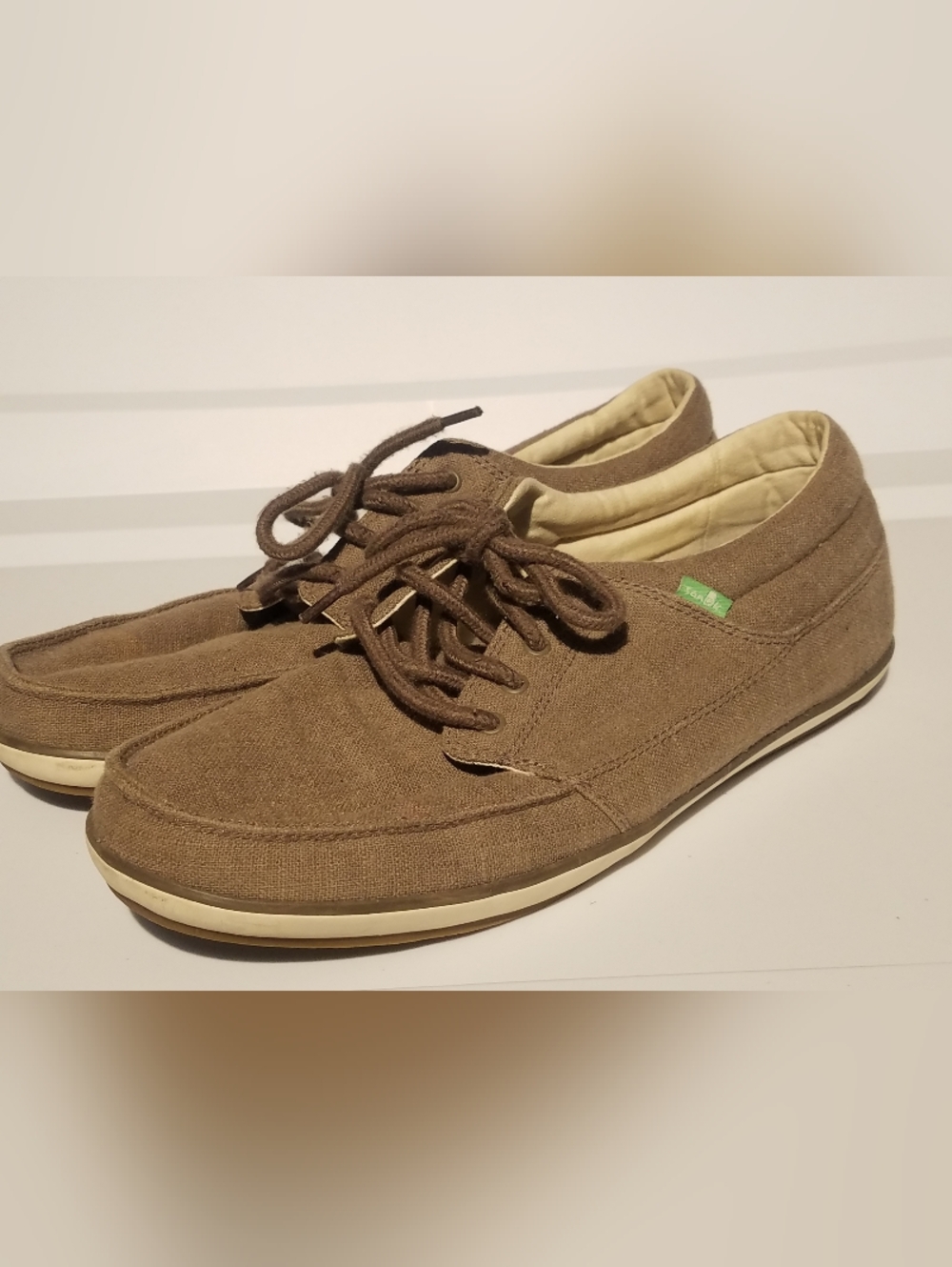 Sanuk Tan Shoes Men Size 12